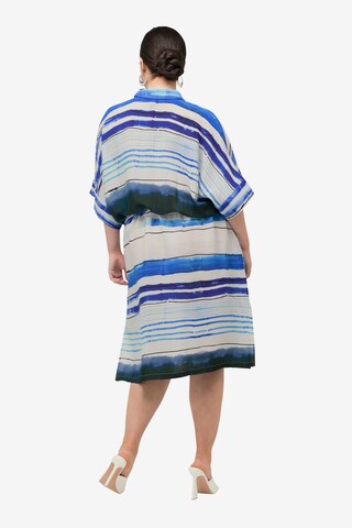 Ulla Popken Shirt Dress in Blue