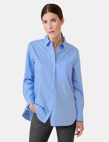 GERRY WEBER Bluse in Blau: Vorderseite