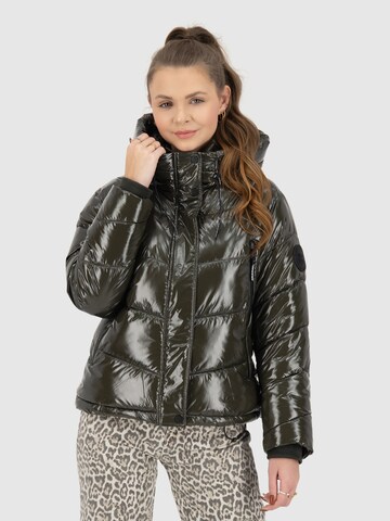 alife & kickin Winter Jacket 'DayanyAK A' in Green: front