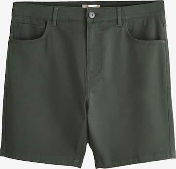 Nextregular Chino hlače - zelena boja: prednji dio