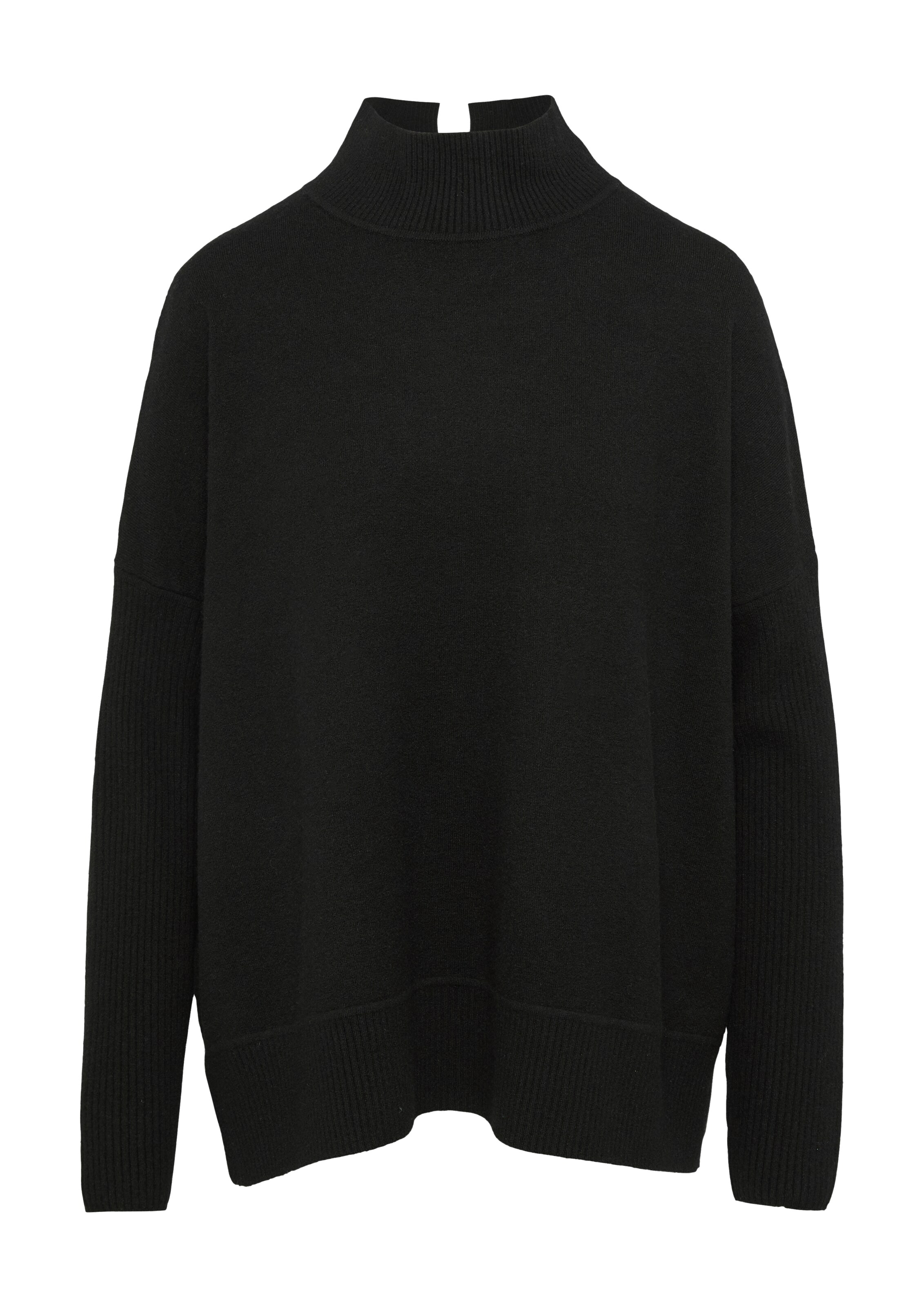 comma casual identity Pullover in Schwarz: Vorderseite