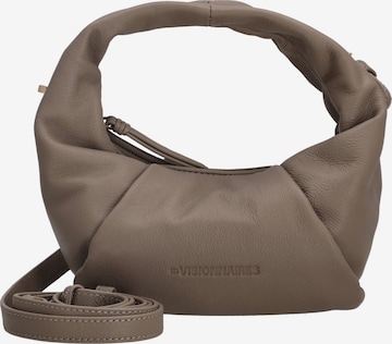 Les Visionnaires Umhängetasche 'Greta Mini Essential Soft Grainy' in Grau: Vorderseite