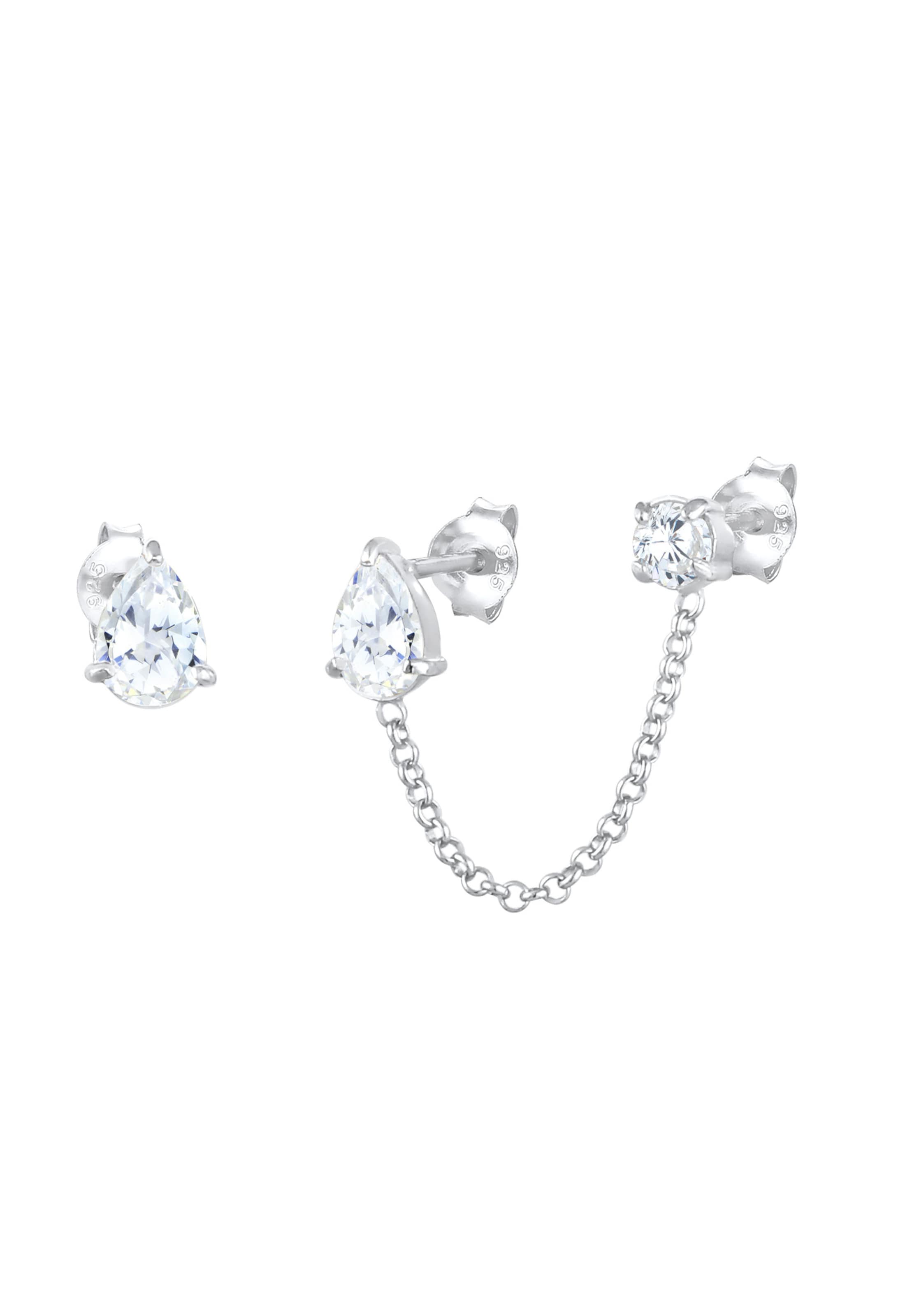 ELLI - Brincos em prata: frente