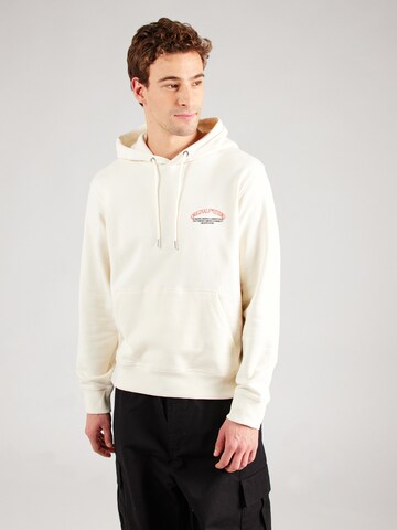Felpa 'JORFREDERIKSBERG' di JACK & JONES in bianco: frontale