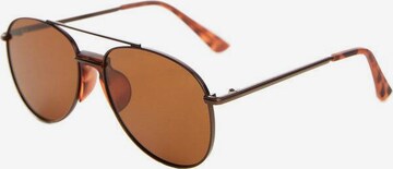 MANGO MAN Sunglasses 'Henry' in Brown: front