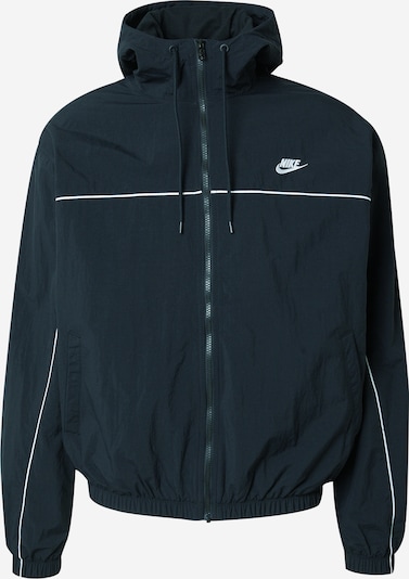 Nike Sportswear Välikausitakki 'CLUB' värissä musta / valkoinen, Tuotenäkymä