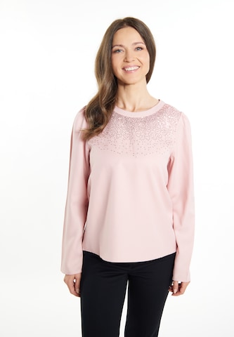 Usha Blouse in Roze: voorkant