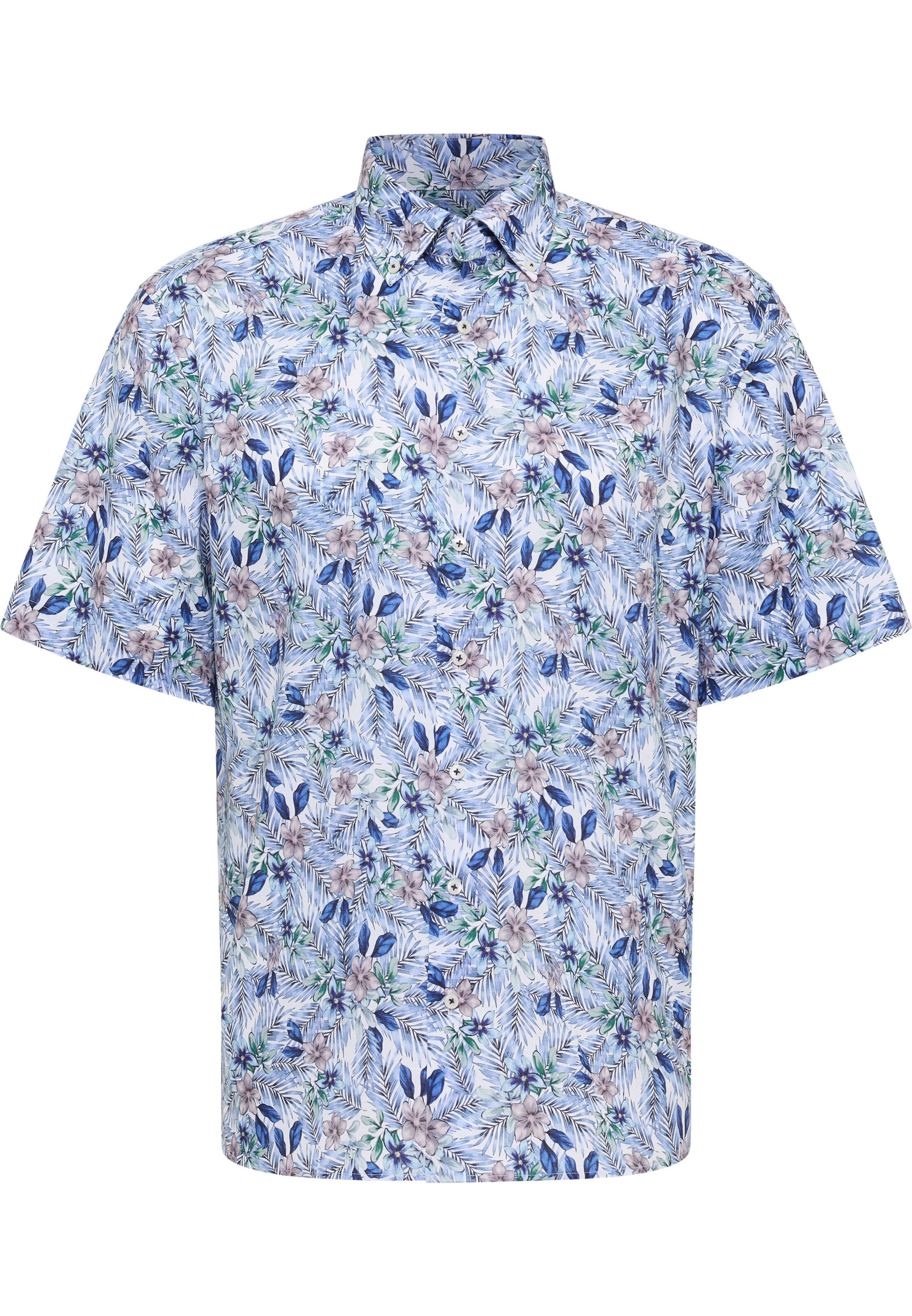 ETERNA Regular fit Business shirt in Blue: front