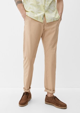 Coupe slim Pantalon s.Oliver en vert : devant