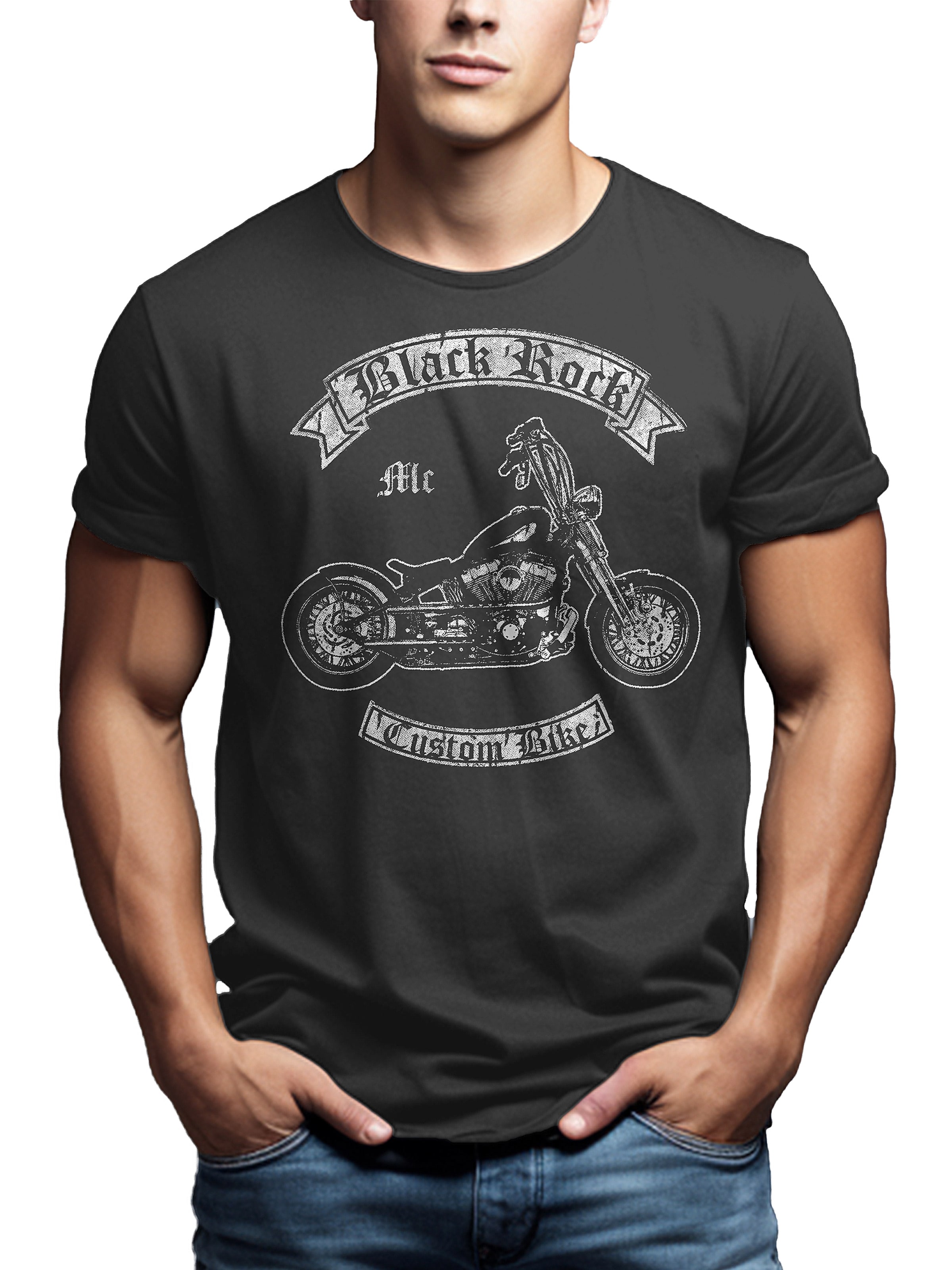MAKAYA Shirt 'Black Rock' in Grey