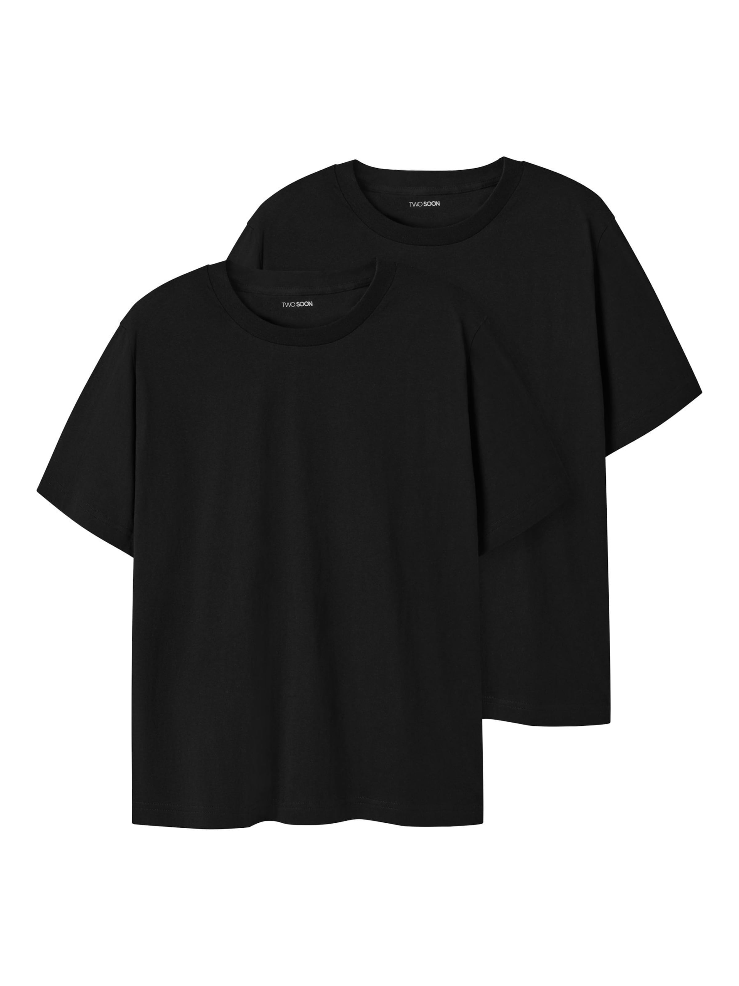 TWO SOON Shirt in Black: front