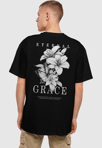Merchcode Shirt 'Eternal Grace' in Zwart: voorkant