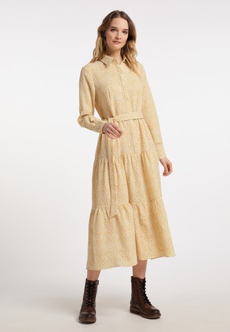DreiMaster Vintage Kleid in Gelb