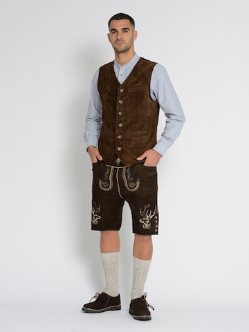 Rißberg Klederdracht gilet in Bruin