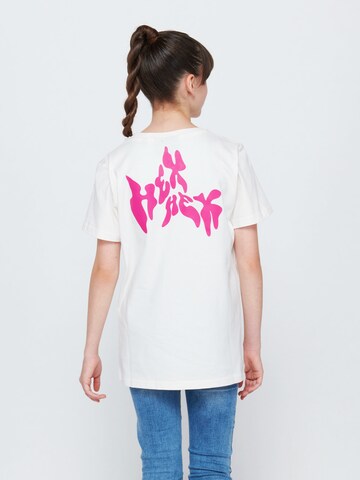 ABOUT YOU x StayKid T-shirt 'PEACE' i vit: baksida