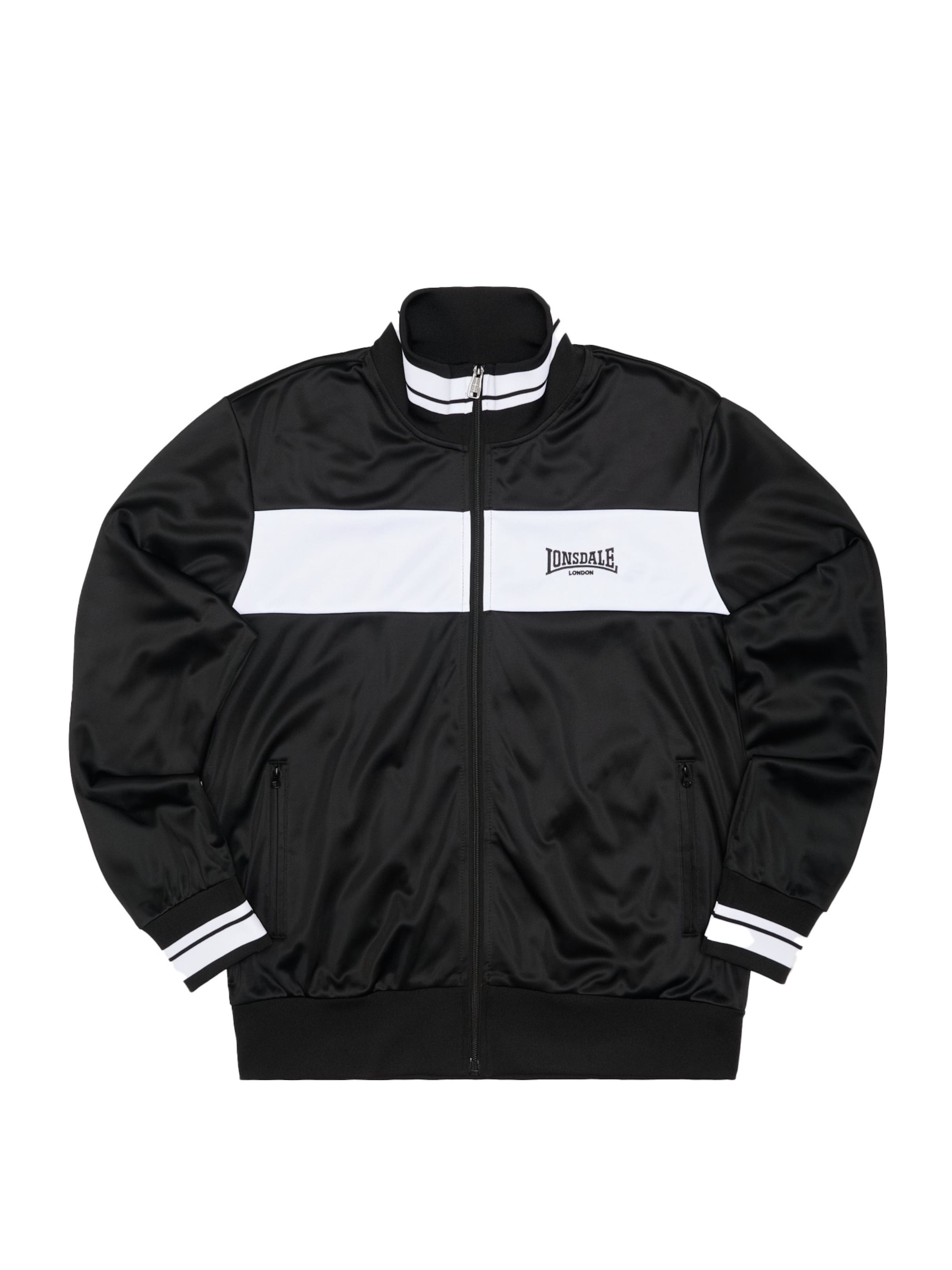 Veste fonctionnelle 'MEOLS' LONSDALE en noir : devant