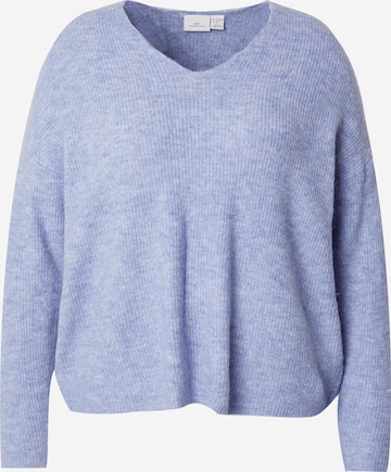 Pull-over ONLY Carmakoma en bleu : devant