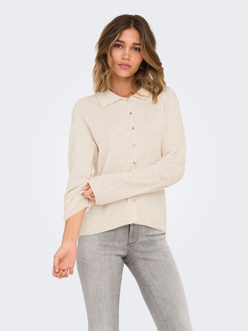 Cardigan 'ONLThea' ONLY en beige : devant