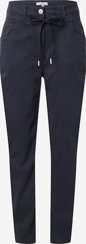 TOM TAILOR - regular Pantalón en azul: frente