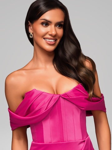 Ombre Evening dress in Pink