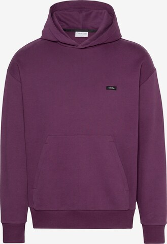 Calvin Klein Sweatshirt in Purple: front
