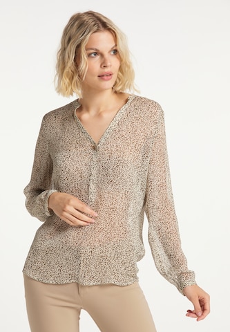 Usha Blouse in Beige: front