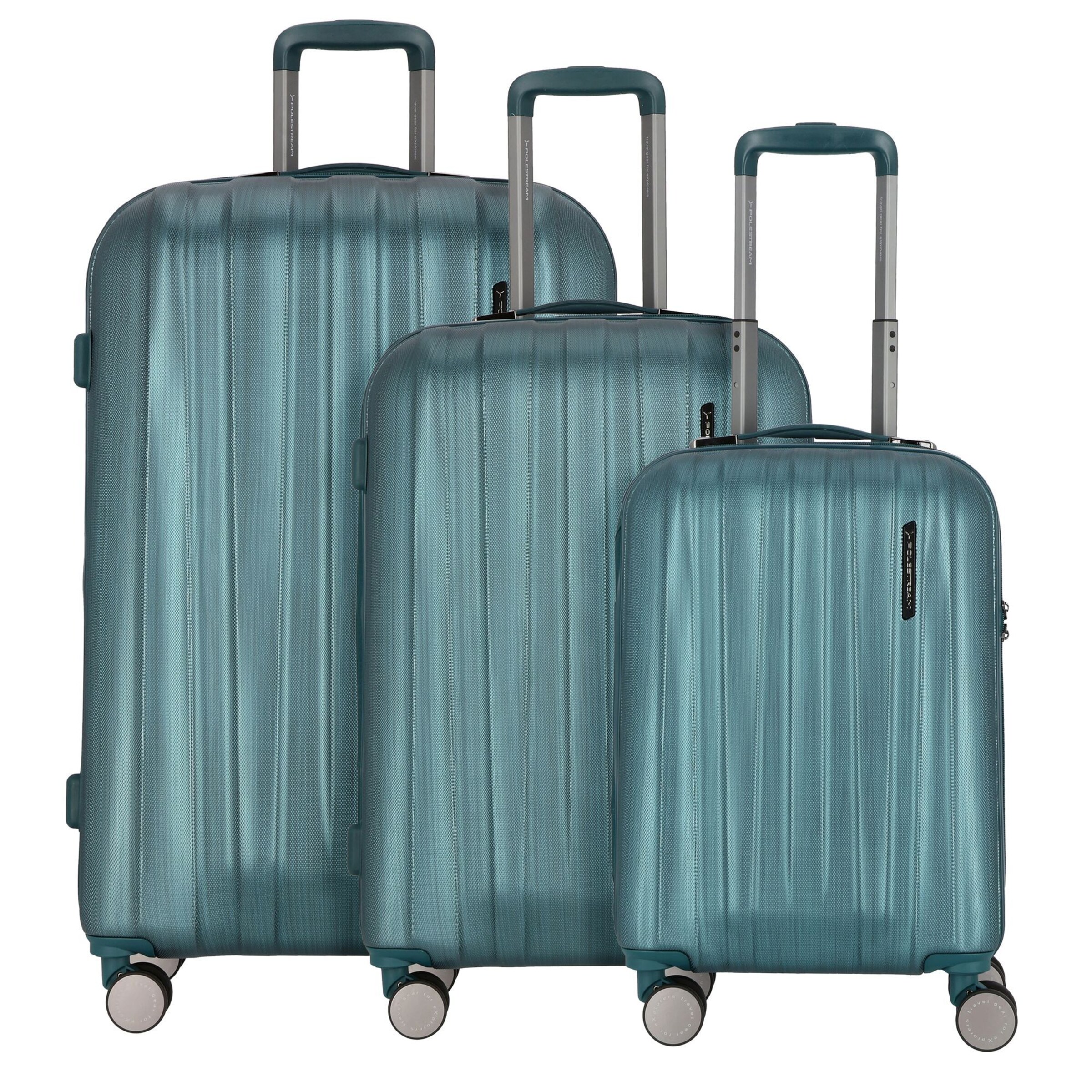 Polestream (STRZ) Suitcase set 'Moonrock' in Blue: front