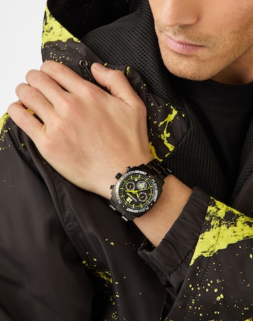 Montre à affichage analogique 'Wildcat' Plein Sport en noir