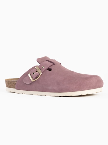 Bayton Pantoletter 'Milky' i pink