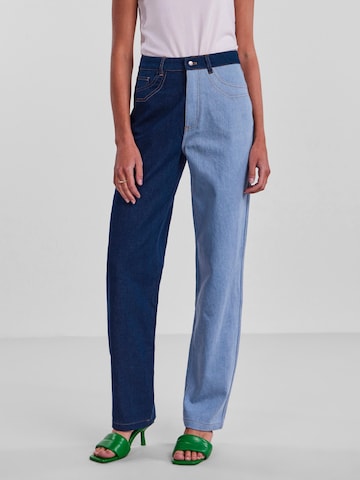 PIECES Wide leg Jeans 'Lena' in Blauw