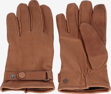 KESSLER Full Finger Gloves 'Gordon' in Brown