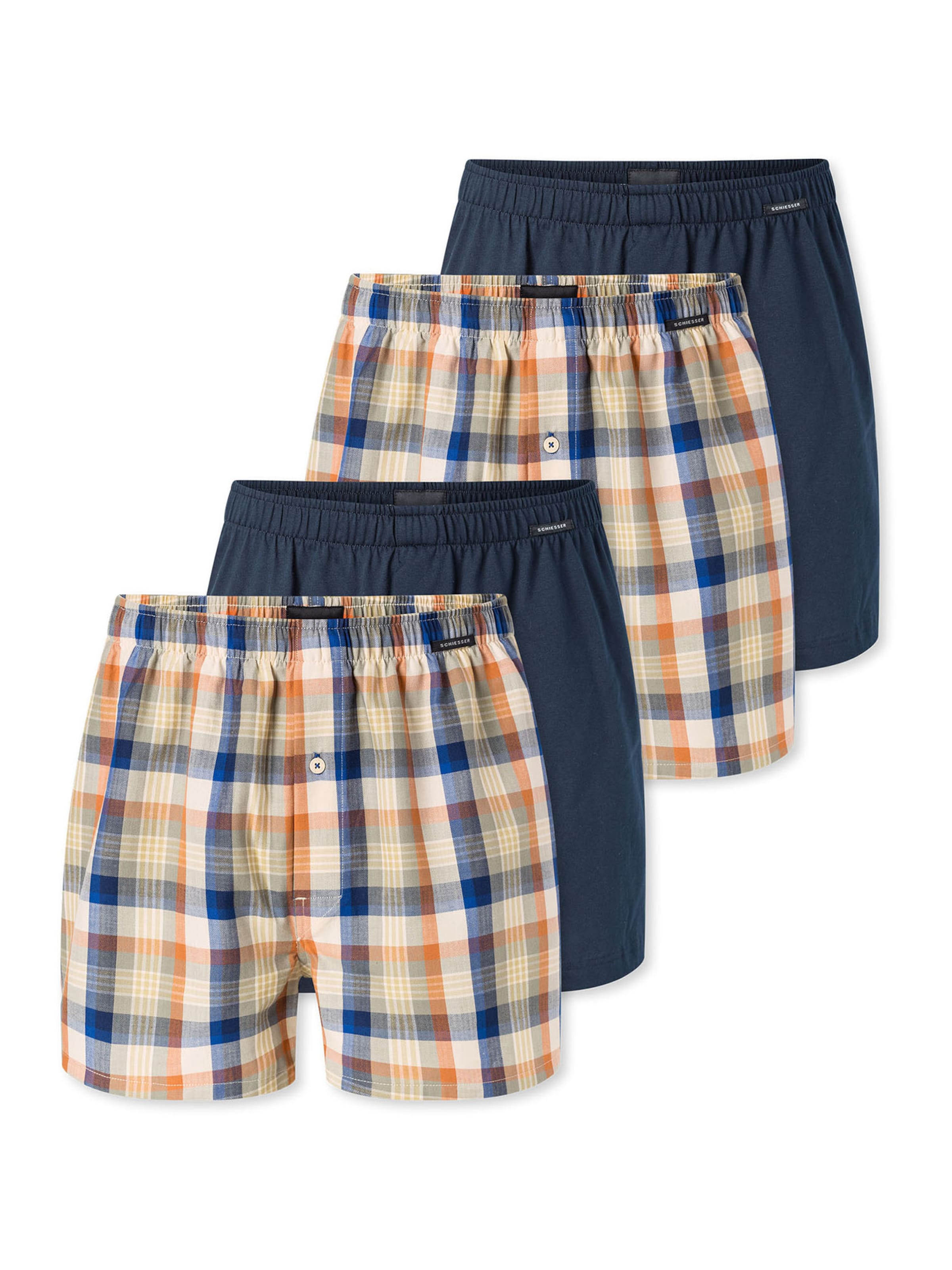 Boxers ' Multipacks ' SCHIESSER en bleu : devant