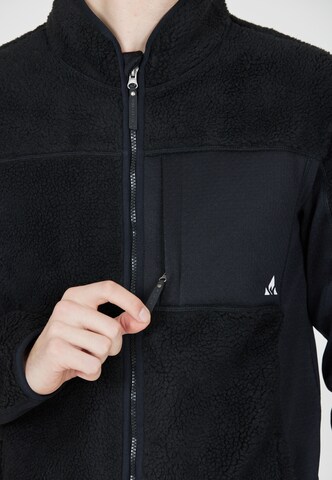 Whistler Athletic Fleece Jacket 'Bear' in Black