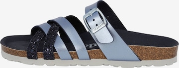 Palado Mules 'Novati' in Blue: front