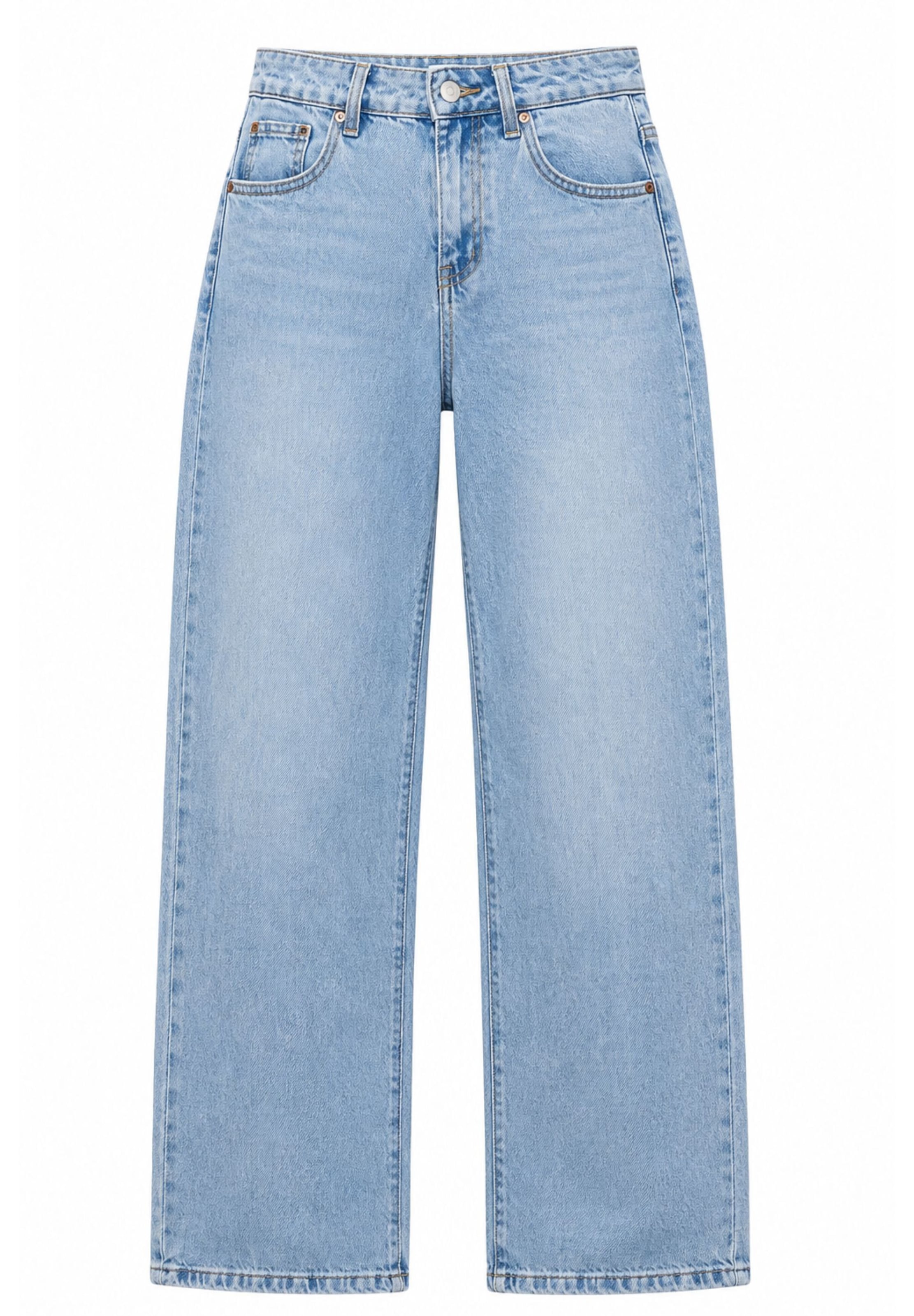 Wide leg Jeans di Elara in blu: frontale