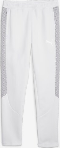 Pantalon de sport 'EvoStripe' PUMA en blanc : devant