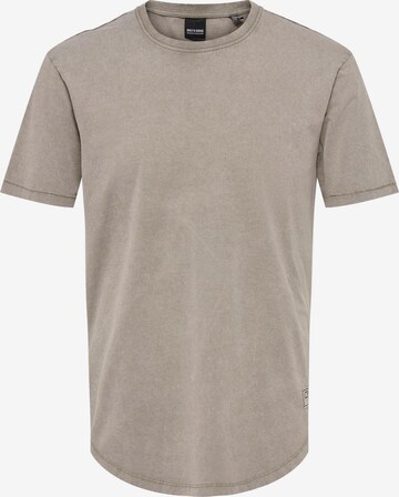 T-Shirt 'Ron' Only & Sons en gris : devant