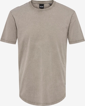 Only & Sons - Camiseta 'Ron' en gris: frente