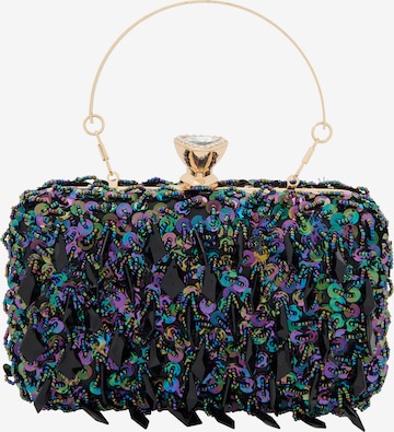 Pochette di faina in blu: frontale