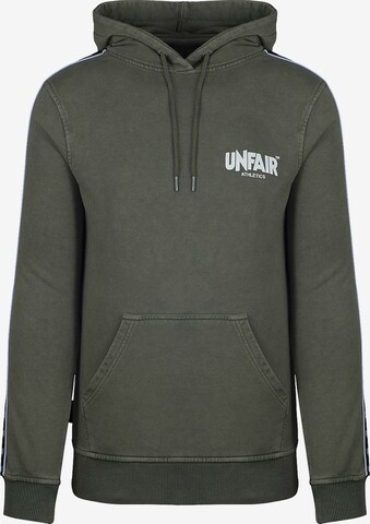 Unfair Athletics Sweatshirt 'Classic Label' in Groen: voorkant