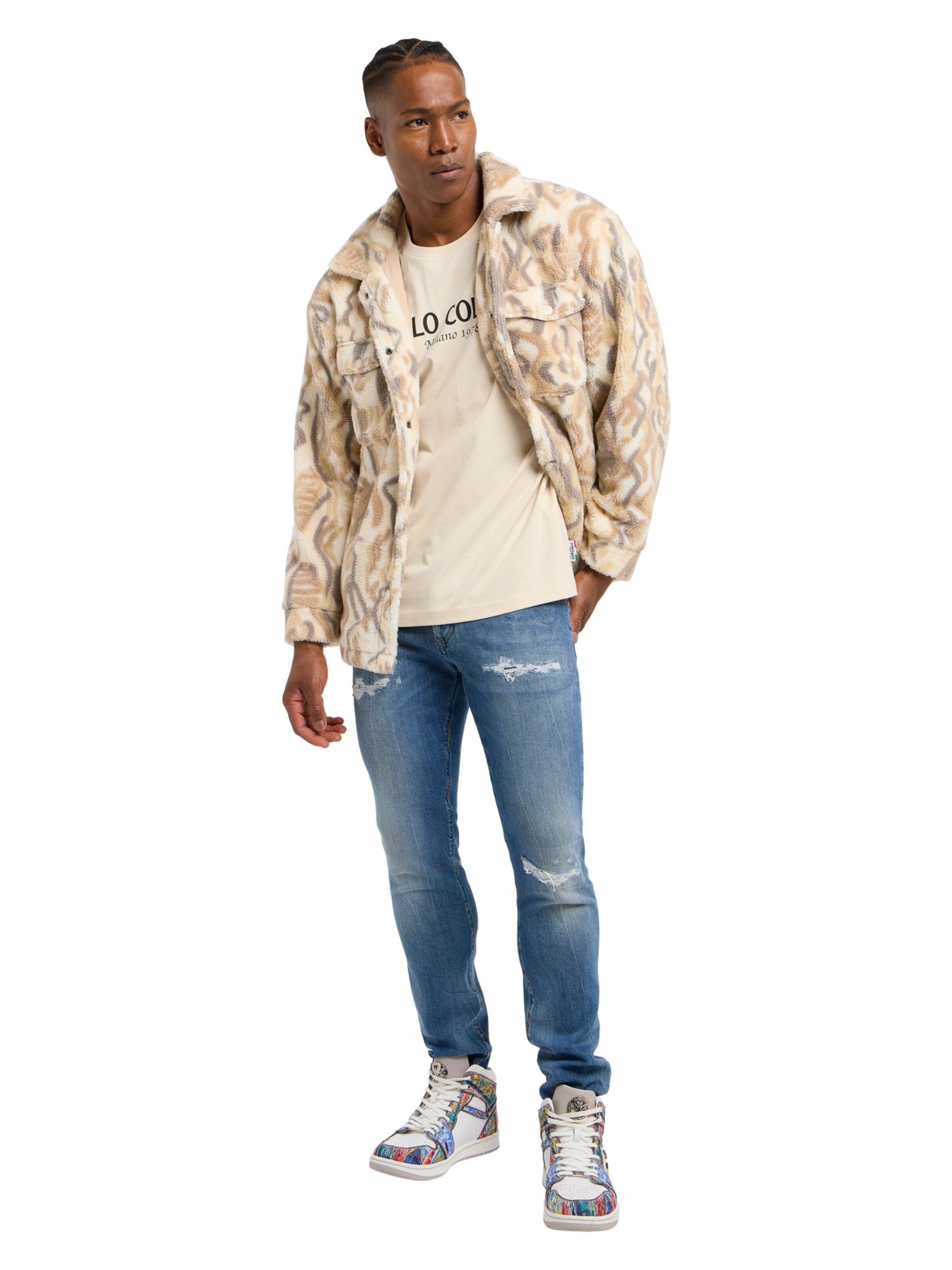 Carlo Colucci Jacke  'Dirler' in Beige