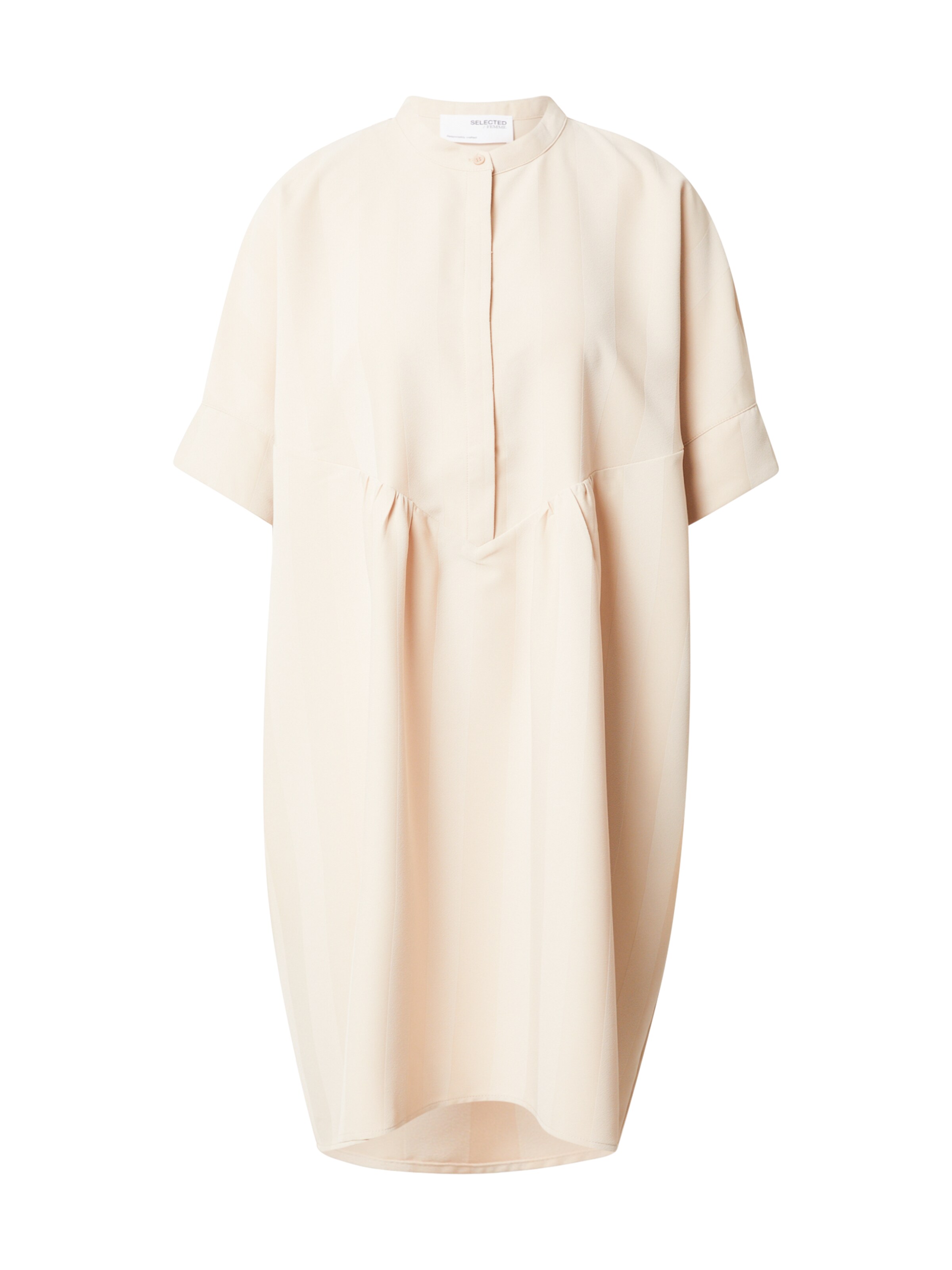 SELECTED Jurk 'VIOLA' in Beige: voorkant