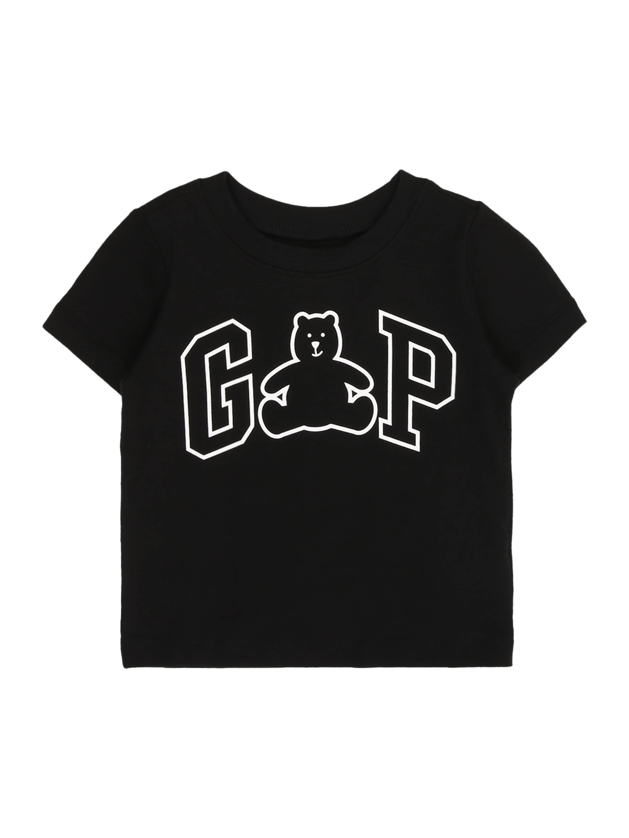 Maglietta di GAP in nero: frontale