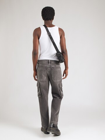 HOLLISTER Luźne Bojówki w kolorze szary