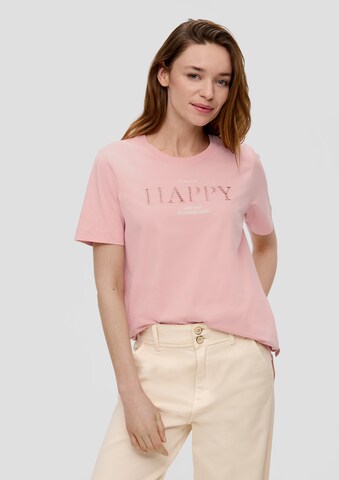 T-shirt s.Oliver en rose : devant