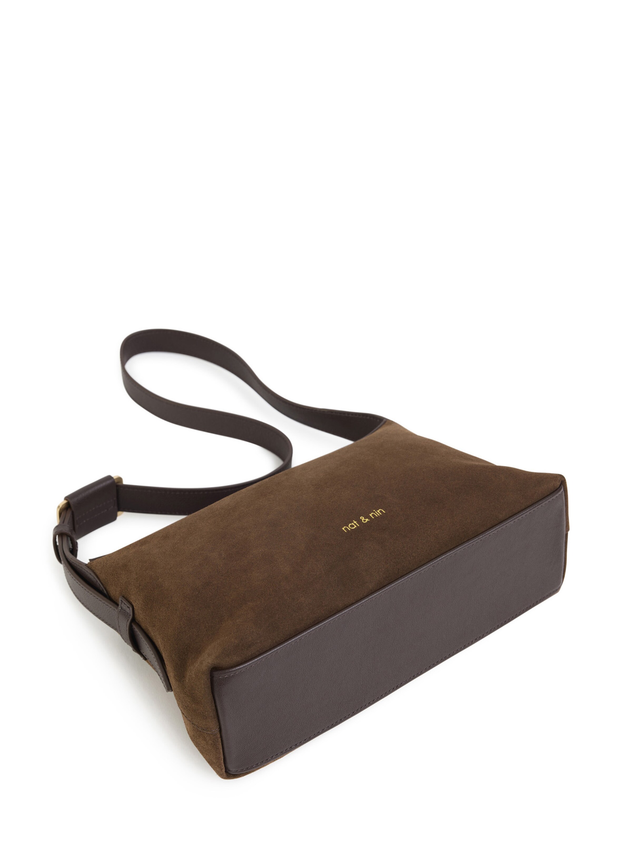 Nat&Nin Taška přes rameno 'BOWIE' – hnědá