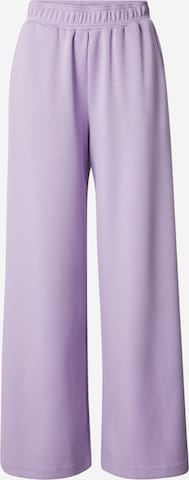 mbym Zvonové kalhoty Kalhoty 'Asaka-M' – fialová: přední strana