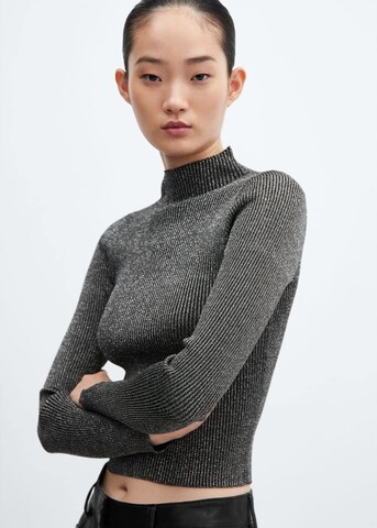 MANGO Pullover in Schwarz