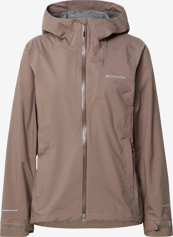 COLUMBIAOutdoor jakna 'Trailborne™' - smeđa boja: prednji dio