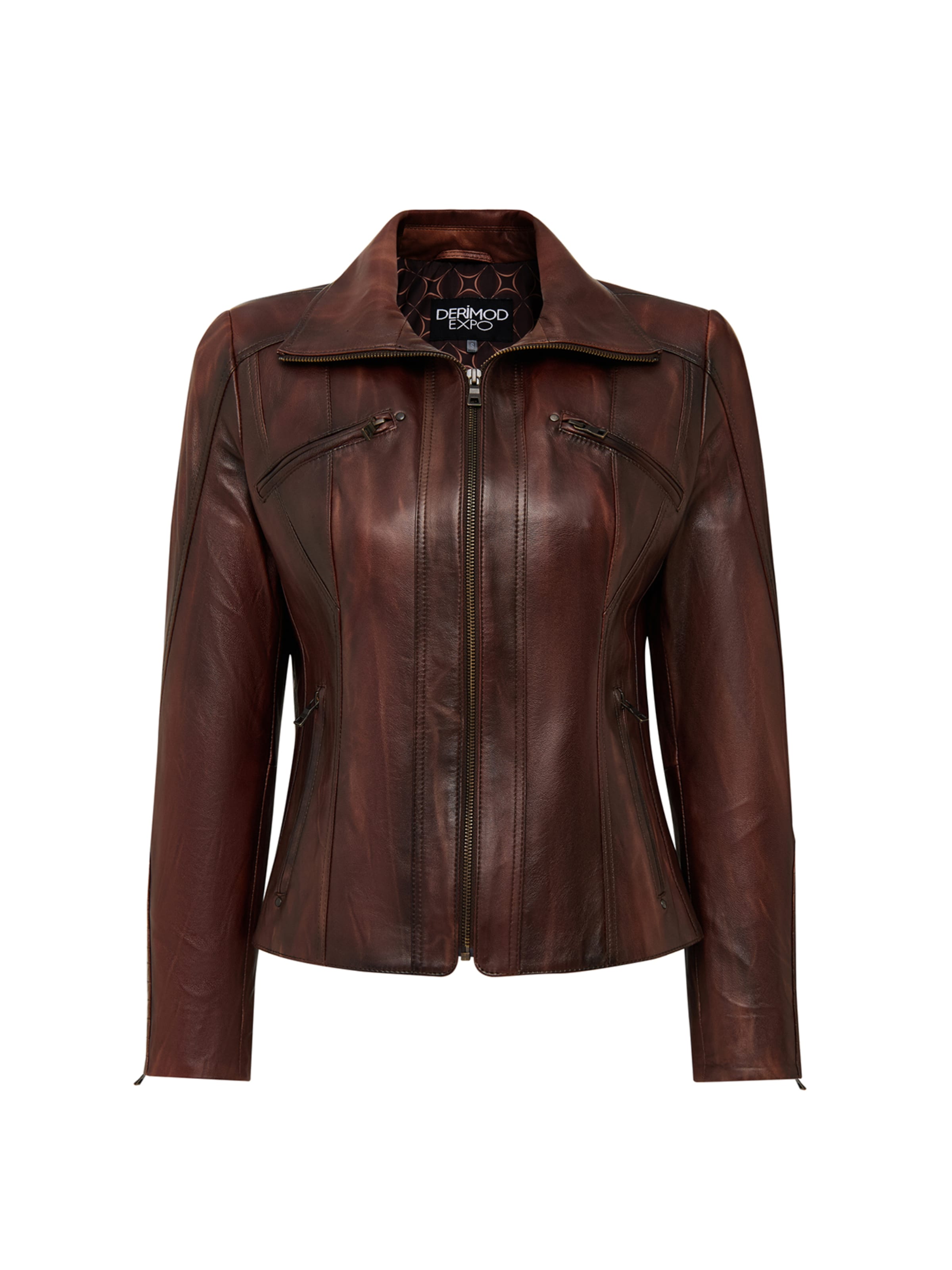 Derimod Between-season jacket 'Janet' in Chestnut brown, Item view